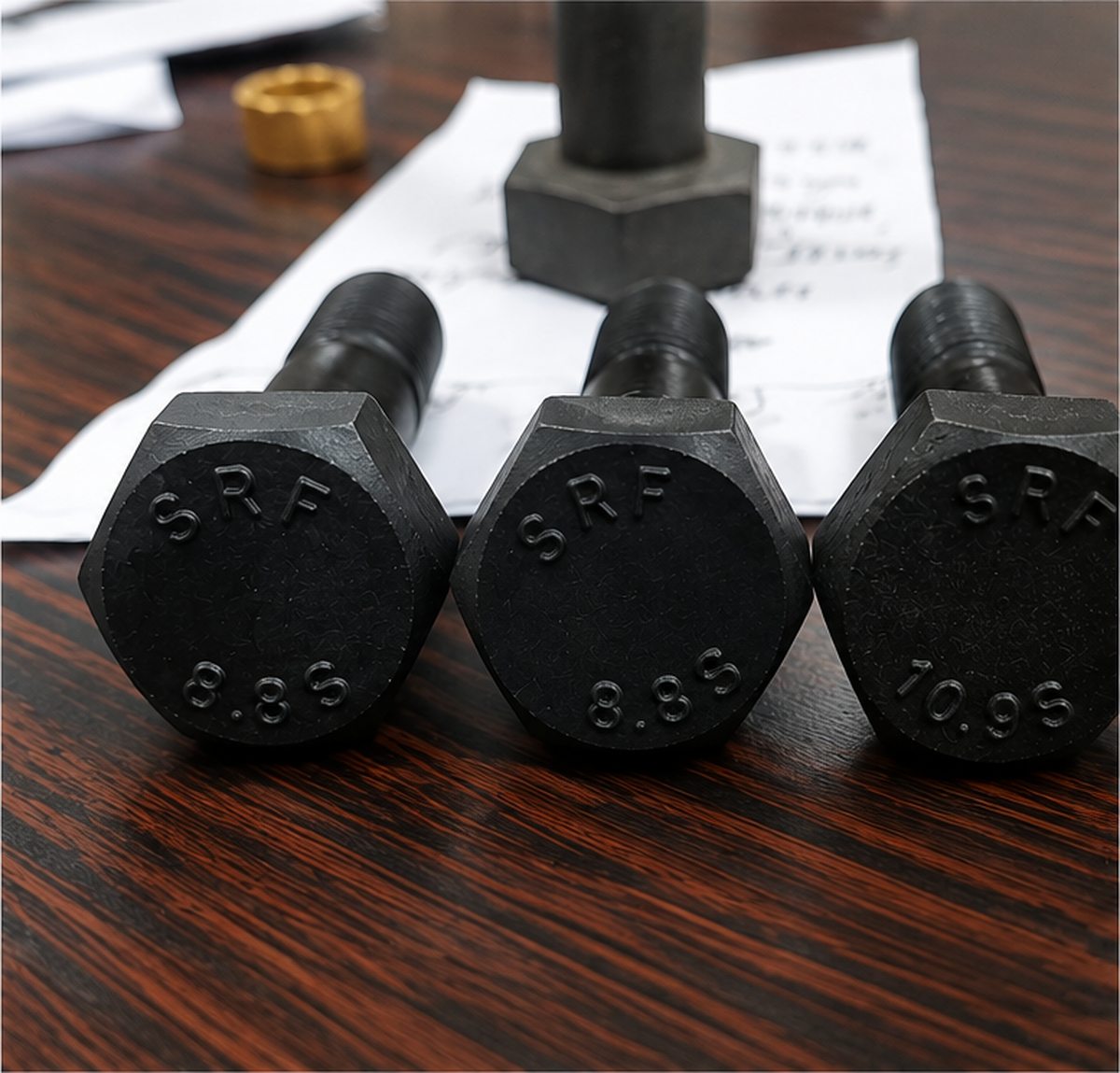 HSFG high strength structural bolts to IS 3757 with 8.8S head marking, manufactured by S R Forgings, Ludhiana